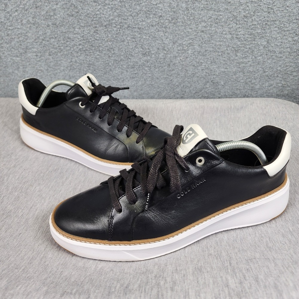 Cole Haan Grandpro Topspin Mens Size 10.5 M Shoes Black Preppy Dress Sneakers